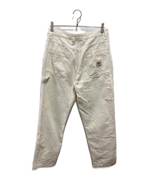 stussy（ステューシー）stussy (ステューシー) Canvas workwear trousers ホワイト サイズ:30の古着・服飾アイテム