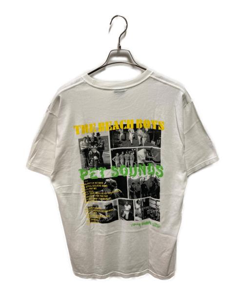 stussy（ステューシー）stussy (ステューシー) Beach boys sound tee ホワイト サイズ:Ｌの古着・服飾アイテム