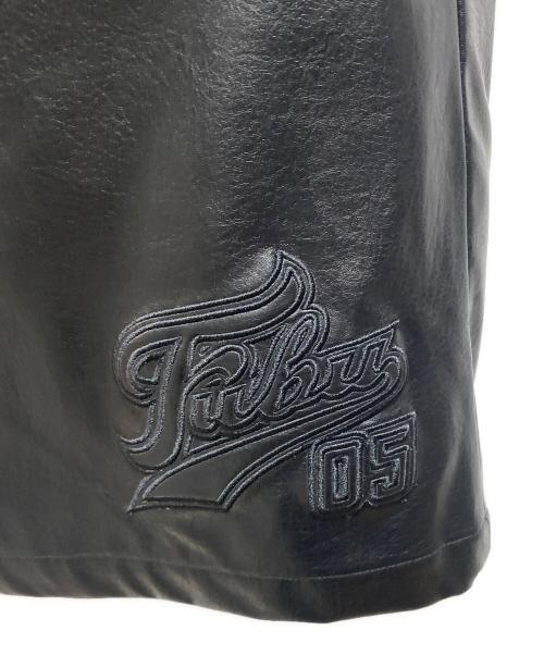FUBU（フブ）FUBU (フブ) FAUX LEATHER SHORT PANTS ブラック サイズ:Lの古着・服飾アイテム