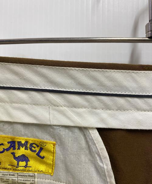 CAMEL（キャメル）CAMEL (キャメル) スラックス ブラウン サイズ:33の古着・服飾アイテム