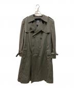 Christian Dior MONSIEURクリスチャンディオールムッシュ）の古着「ダブルトレンチコート」｜グレー