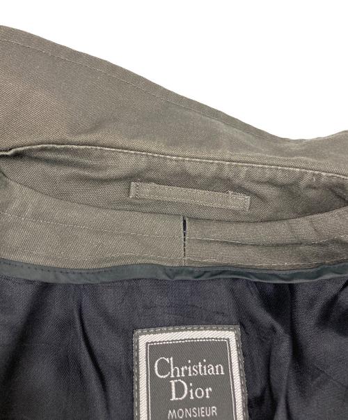 Christian Dior MONSIEUR（クリスチャンディオールムッシュ）Christian Dior MONSIEUR (クリスチャンディオールムッシュ) ダブルトレンチコート グレー サイズ:40の古着・服飾アイテム