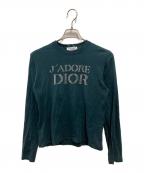 Christian Dior Sportsクリスチャン ディオールスポーツ）の古着「長袖カットソー」｜ブラック