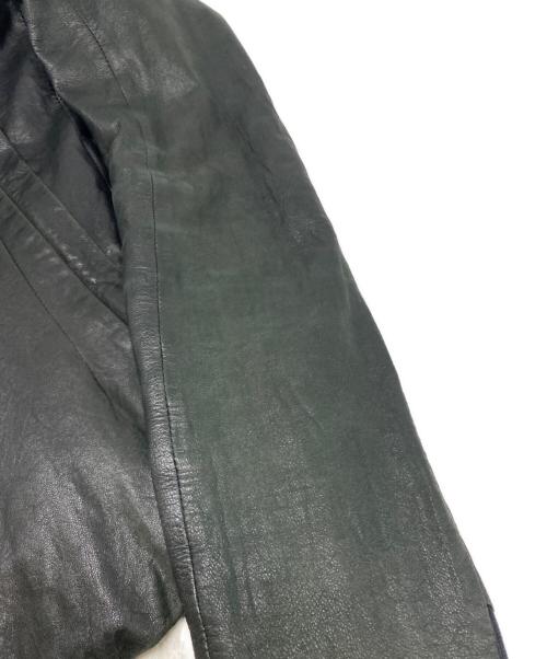 EKAM（エカム）EKAM (エカム) シープスキンレザージャケット ブラック サイズ:Sの古着・服飾アイテム