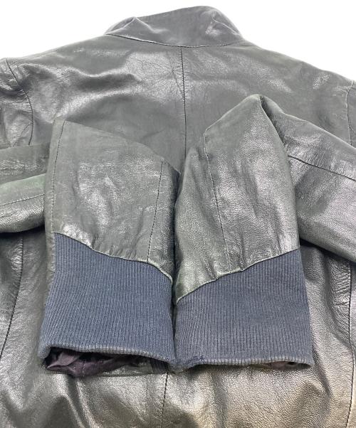 EKAM（エカム）EKAM (エカム) シープスキンレザージャケット ブラック サイズ:Sの古着・服飾アイテム