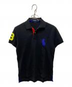 POLO RALPH LAURENポロ・ラルフローレン）の古着「ビッグポニーポロシャツ」｜ブラック