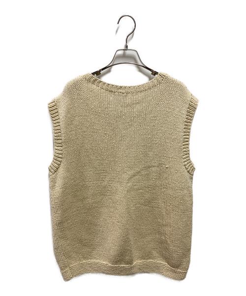 MacMahon Knitting Mills（マクマホン ニッティングミルズ）MacMahon Knitting Mills (マクマホン ニッティングミルズ) ニットベスト ベージュ サイズ:Freeの古着・服飾アイテム