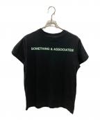 OFFWHITEオフホワイト）の古着「SOMETHING&ASSOCIATES Tシャツ」｜ブラック