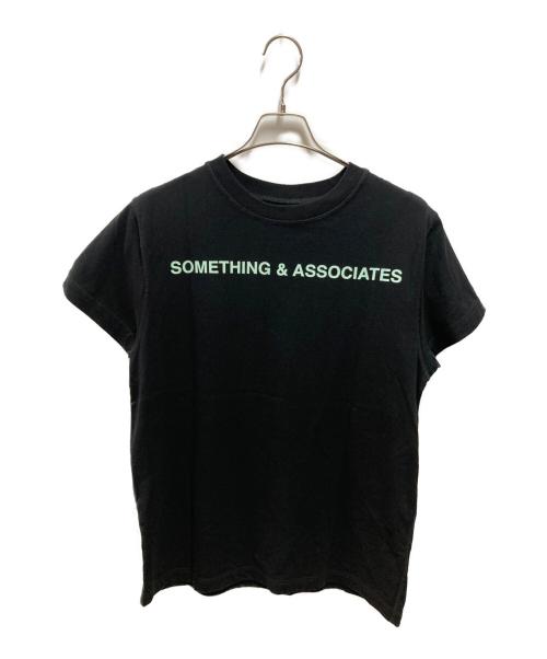 OFFWHITE（オフホワイト）OFFWHITE (オフホワイト) SOMETHING&ASSOCIATES Tシャツ ブラック サイズ:XXSの古着・服飾アイテム