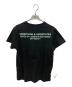 OFFWHITE (オフホワイト) SOMETHING&ASSOCIATES Tシャツ ブラック サイズ:XXS：8000円