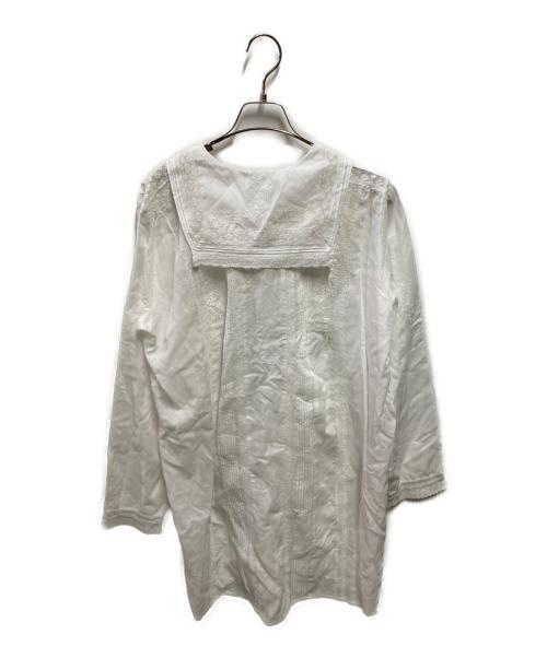 Curensology（カレンソロジー）Curensology (カレンソロジー) レーヨンレースチュニック ホワイト サイズ:ＦＲＥＥ 未使用品の古着・服飾アイテム
