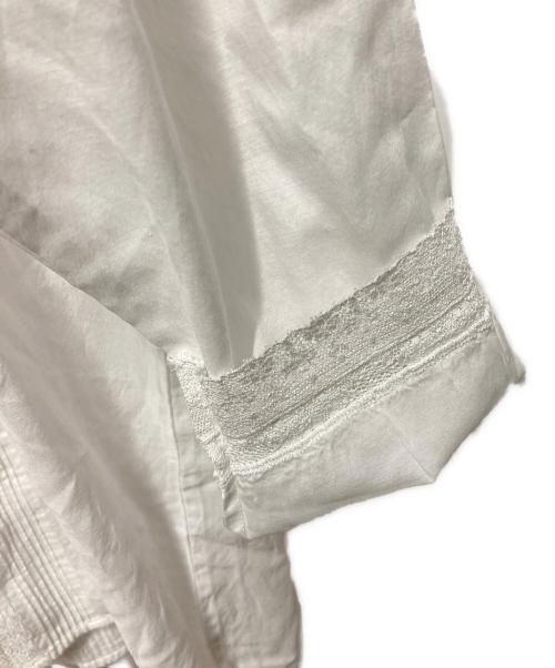 Curensology（カレンソロジー）Curensology (カレンソロジー) レーヨンレースチュニック ホワイト サイズ:ＦＲＥＥ 未使用品の古着・服飾アイテム