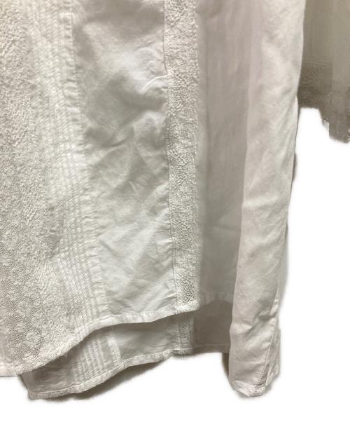 Curensology（カレンソロジー）Curensology (カレンソロジー) レーヨンレースチュニック ホワイト サイズ:ＦＲＥＥ 未使用品の古着・服飾アイテム