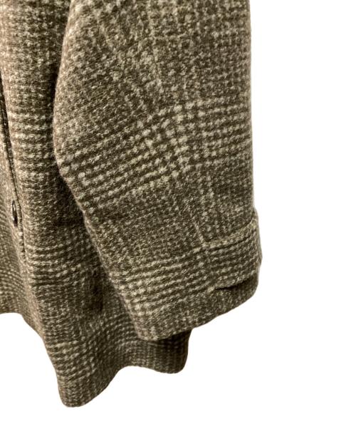 Spick and Span（スピック＆スパン）Spick and Span (スピック＆スパン) Wスライバーチェックハーフコート グリーン サイズ:38 未使用品の古着・服飾アイテム
