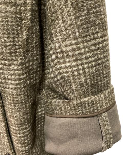 Spick and Span（スピック＆スパン）Spick and Span (スピック＆スパン) Wスライバーチェックハーフコート グリーン サイズ:38 未使用品の古着・服飾アイテム