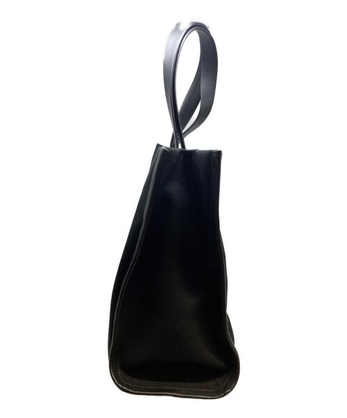 ZEGNA（ゼニア）ZEGNA (ゼニア) COTTON AND LEATHER TOTE BAG ブラック 未使用品の古着・服飾アイテム