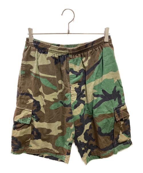 stussy（ステューシー）stussy (ステューシー) カモ柄ハーフパンツ ブラウン サイズ:Mの古着・服飾アイテム