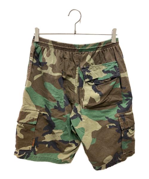 stussy（ステューシー）stussy (ステューシー) カモ柄ハーフパンツ ブラウン サイズ:Mの古着・服飾アイテム
