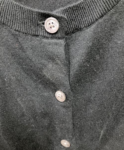 POLO RALPH LAUREN（ポロ・ラルフローレン）POLO RALPH LAUREN (ポロ・ラルフローレン) クルーネックカーディガン ブラック サイズ:Ｍの古着・服飾アイテム
