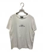 A.P.C.アーペーセー）の古着「Petite Rue Madame Tシャツ」｜ホワイト