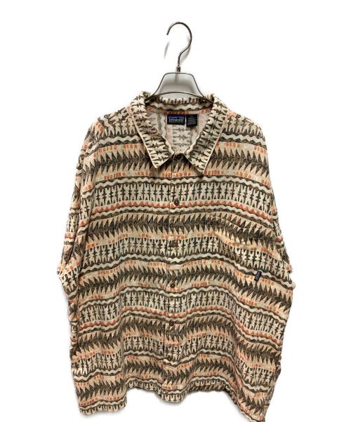 Patagonia（パタゴニア）Patagonia (パタゴニア) 90’ｓ ネイティブ柄A/Cシャツ ベージュ サイズ:XLの古着・服飾アイテム