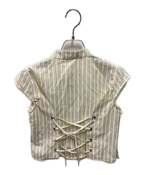 LAGUA GEM（ラグアジェム）LAGUA GEM (ラグアジェム) LILI BACK LACE UP トップス イエロー サイズ:FREE  未使用品の古着・服飾アイテム