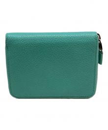 TIFFANY & Co.（ティファニー）の古着「ラウンドファスナー財布」｜ブルー