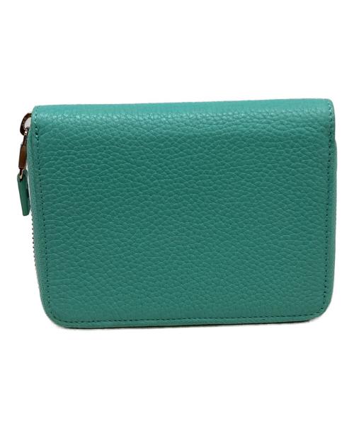 TIFFANY & Co.（ティファニー）TIFFANY & Co. (ティファニー) ラウンドファスナー財布 ブルーの古着・服飾アイテム