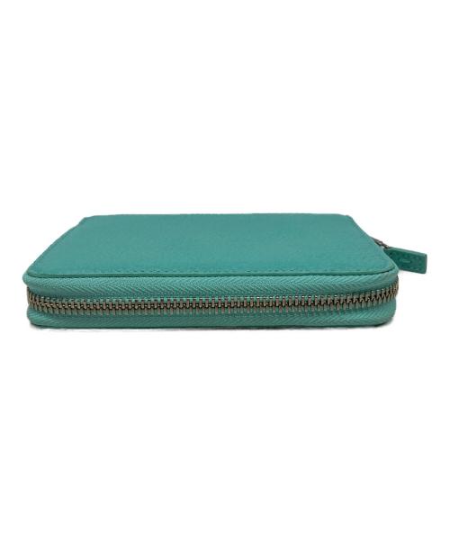 TIFFANY & Co.（ティファニー）TIFFANY & Co. (ティファニー) ラウンドファスナー財布 ブルーの古着・服飾アイテム