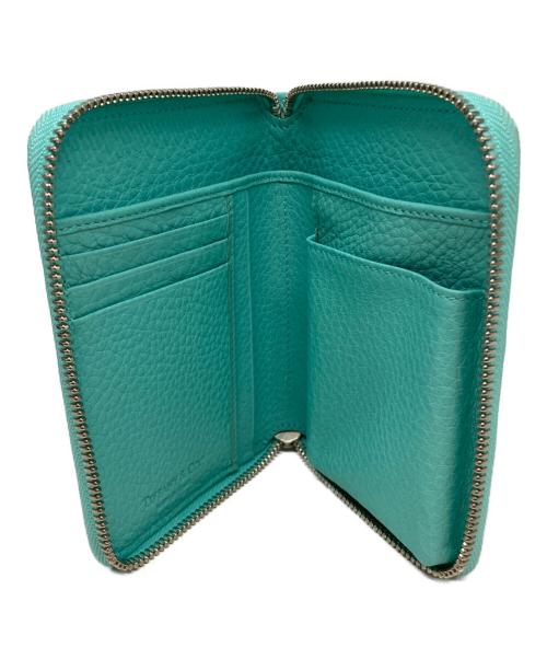 TIFFANY & Co.（ティファニー）TIFFANY & Co. (ティファニー) ラウンドファスナー財布 ブルーの古着・服飾アイテム