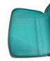 中古・古着 TIFFANY & Co. (ティファニー) ラウンドファスナー財布 ブルー：15000円