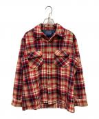 PENDLETONペンドルトン）の古着「70's ボードシャツ」｜レッド×ブラウン