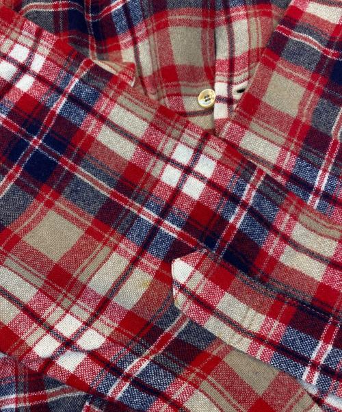 PENDLETON（ペンドルトン）PENDLETON (ペンドルトン) 70's ボードシャツ レッド×ブラウン サイズ:Ｍの古着・服飾アイテム