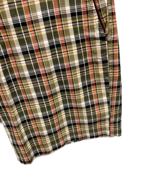 stussy（ステューシー）stussy (ステューシー) 90's チェックショーツ グリーン サイズ:30の古着・服飾アイテム
