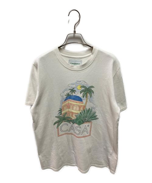 CASABLANCA（カサブランカ）CASABLANCA (カサブランカ) Hotel Tee ホワイト サイズ:Mの古着・服飾アイテム