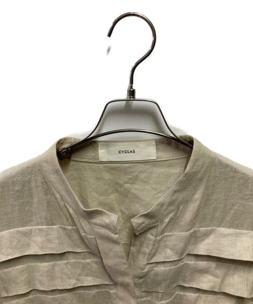 CYCLAS（シクラス）CYCLAS (シクラス) リネンワンピース グリーン サイズ:36の古着・服飾アイテム