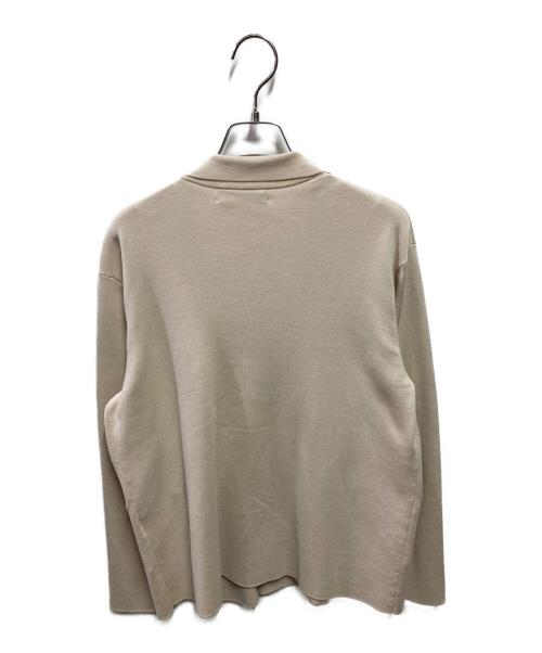ebure（エブール）ebure (エブール) Ron Herman (ロンハーマン) コットンシルクニットジャケット ベージュ サイズ:ＦＲＥＥの古着・服飾アイテム
