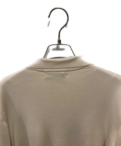 ebure（エブール）ebure (エブール) Ron Herman (ロンハーマン) コットンシルクニットジャケット ベージュ サイズ:ＦＲＥＥの古着・服飾アイテム