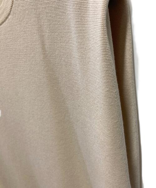 ebure（エブール）ebure (エブール) Ron Herman (ロンハーマン) ノースリーブニットワンピース ベージュ サイズ:ＦＲＥＥの古着・服飾アイテム