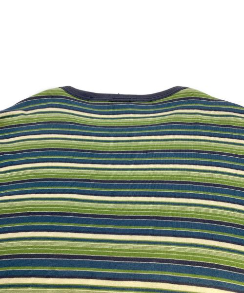 OLD GAP（オールドギャップ）OLD GAP (オールドギャップ) ボーダーポケットＴシャツ グリーン サイズ:Ｌの古着・服飾アイテム