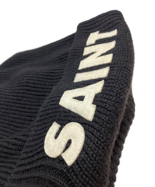 SAINT MICHAEL（セントマイケル）SAINT MICHAEL (セントマイケル) KNIT CAP ブラック サイズ:SIZE OSの古着・服飾アイテム