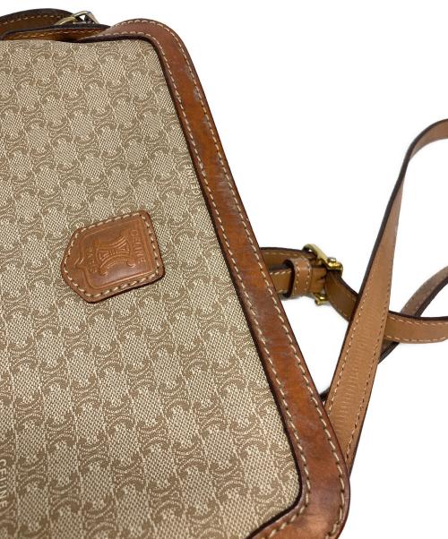 CELINE（セリーヌ）CELINE (セリーヌ) マカダムショルダーバッグ ブラウンの古着・服飾アイテム