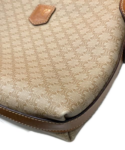 CELINE（セリーヌ）CELINE (セリーヌ) マカダムショルダーバッグ ブラウンの古着・服飾アイテム