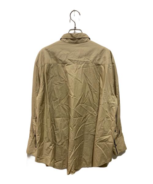 Demi-Luxe Beams（デミルクス ビームス）Demi-Luxe Beams (デミルクス ビームス) 2WAY オーバーシャツ ベージュ サイズ:36の古着・服飾アイテム