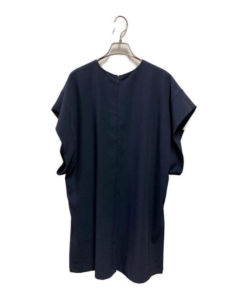LE PHIL（ル フィル）LE PHIL (ル フィル) 2WAYツイルブラウス ネイビー サイズ:FREEの古着・服飾アイテム