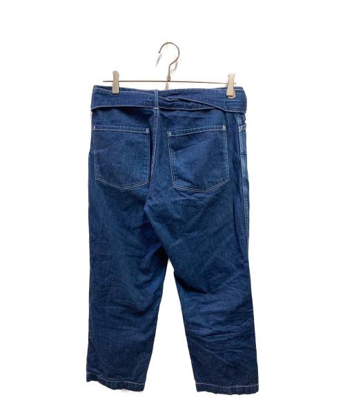 COMOLI（コモリ）COMOLI (コモリ) ベルベットデニムパンツ インディゴの古着・服飾アイテム