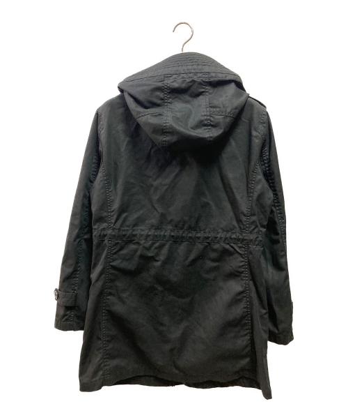 BURBERRY BLACK LABEL（バーバリーブラックレーベル）BURBERRY BLACK LABEL (バーバリーブラックレーベル) モッズコート ブラック サイズ:Ｌの古着・服飾アイテム