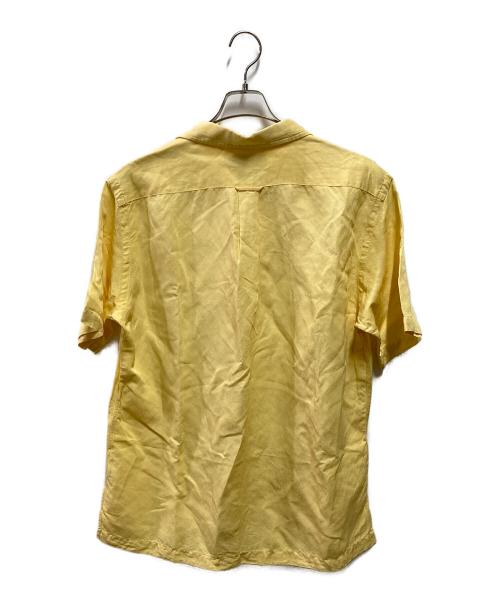 POLO RALPH LAUREN（ポロ・ラルフローレン）POLO RALPH LAUREN (ポロ・ラルフローレン) 90's CALDWELL シルクリネンシャツ イエロー サイズ:Ｍの古着・服飾アイテム