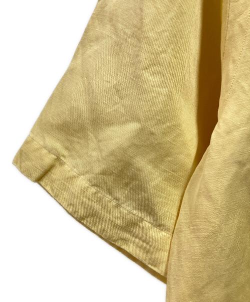 POLO RALPH LAUREN（ポロ・ラルフローレン）POLO RALPH LAUREN (ポロ・ラルフローレン) 90's CALDWELL シルクリネンシャツ イエロー サイズ:Ｍの古着・服飾アイテム