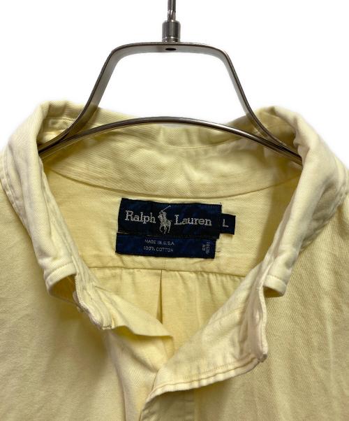 RALPH LAUREN（ラルフローレン）RALPH LAUREN (ラルフローレン) シャツ イエロー サイズ:Ｌの古着・服飾アイテム